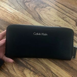 calvin klein wallet black